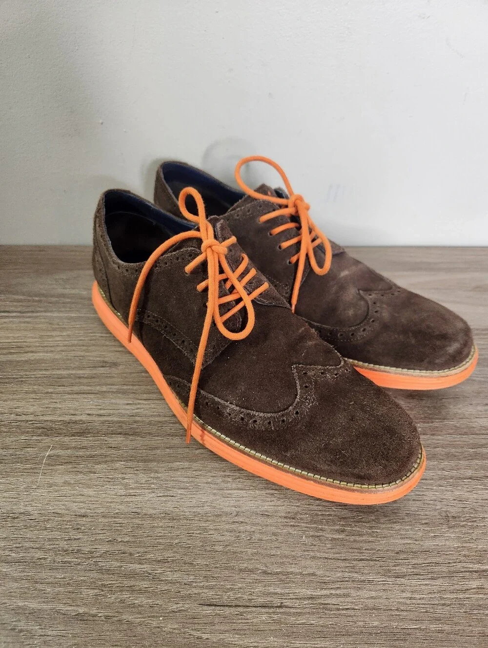 Cole Haan LunarGrand Wing Tip Oxford Shoes